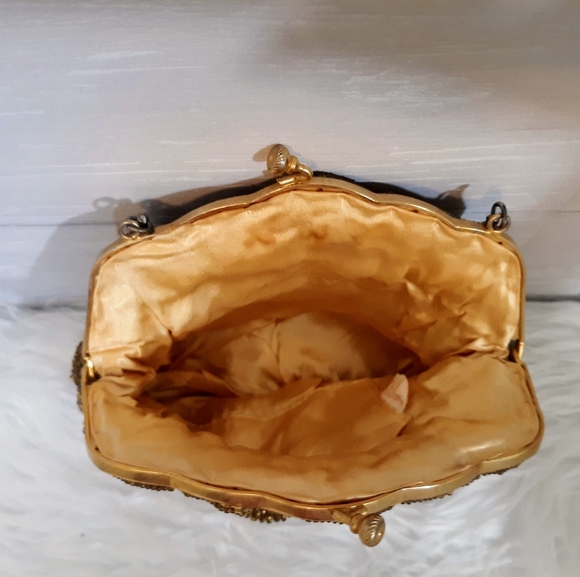 RARE vintage handmade glass bead purse bag - Picture 5 of 7